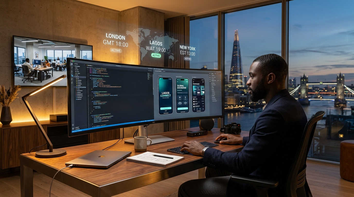 Transatlantic Technology and Engineering Bridge for Nigerians in UK, US, and Canada by RD Digital Studio